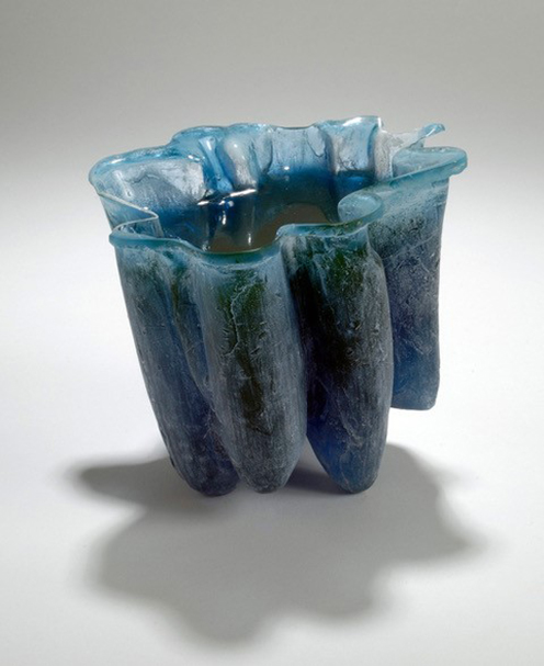 Bleu Landscape H. H. 17 Cm X B 15 Cm 2000